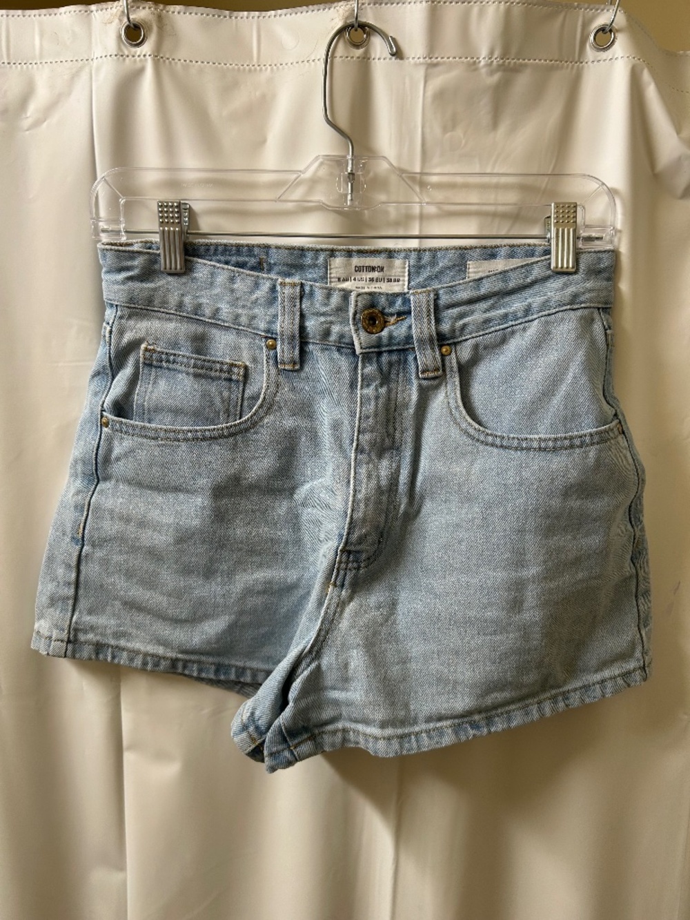 Cotton On High Rise Mom Jean Shorts